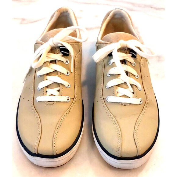 Keds Spirit Faux Leather Sneaker Women's Stone Beige Tan‎ Size 8 Walking - Picture 3 of 12